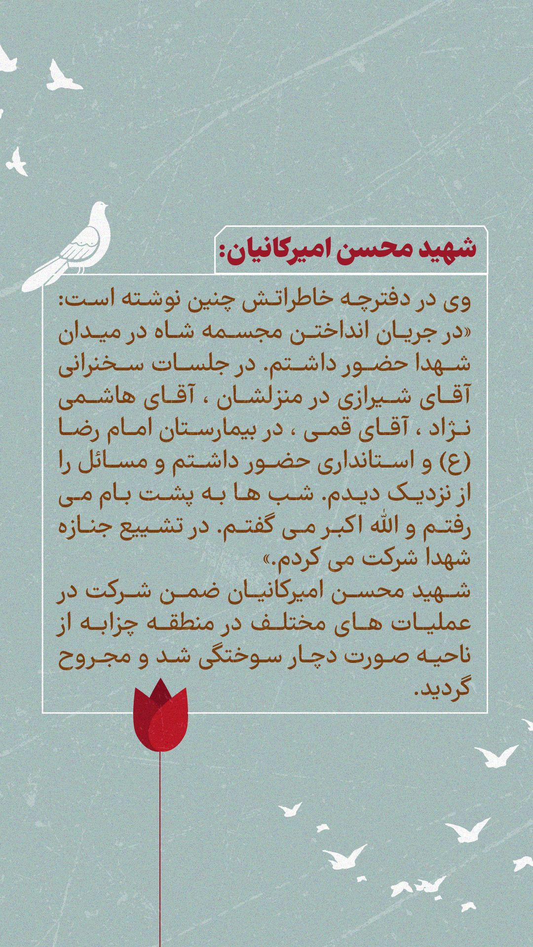 روحانی شهید محسن امیرکانیان